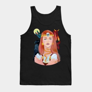 Maiden of North - Kalevala Finnish Mythology Tank Top